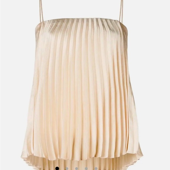 NWT Vince Pleated Camisole in Pale Blush, XS - Picture 5 of 10